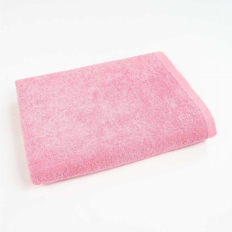 Рушник махровий GM Textile 50х90см 400г/м2 (Рожевий)